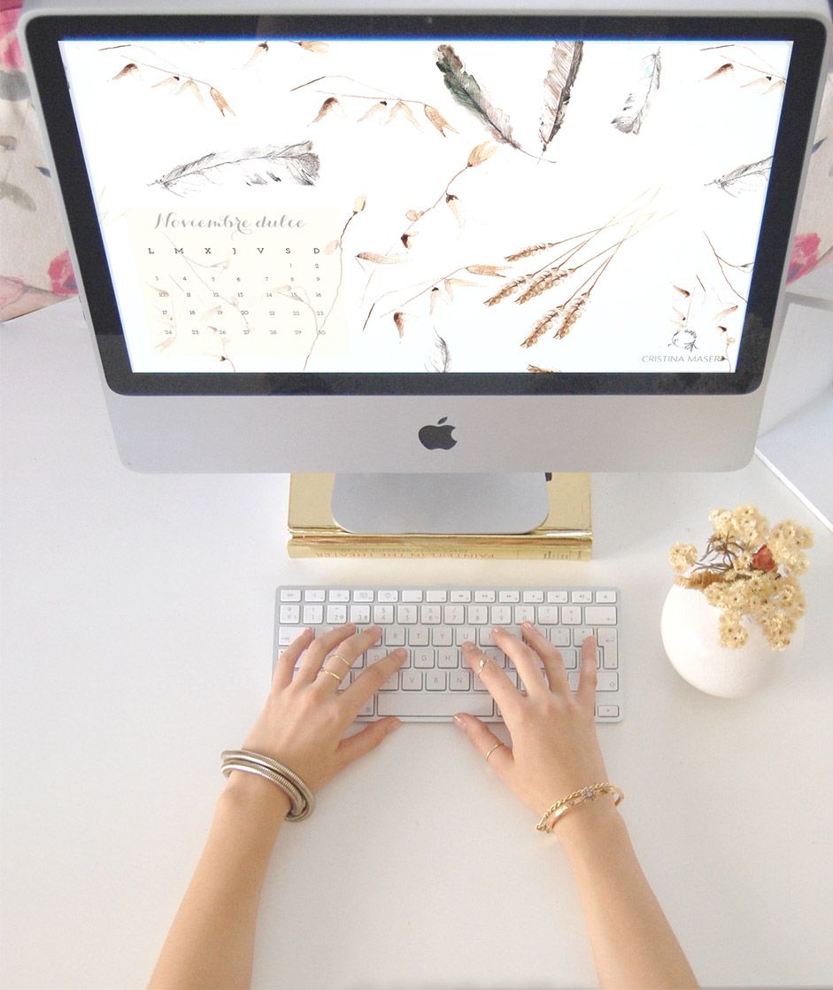 Fondo de pantalla descargable para el mes de Noviembre