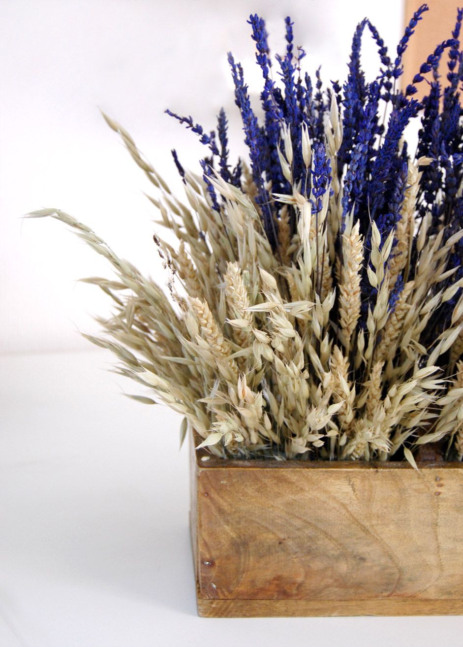 Un centro de mesa rústico 