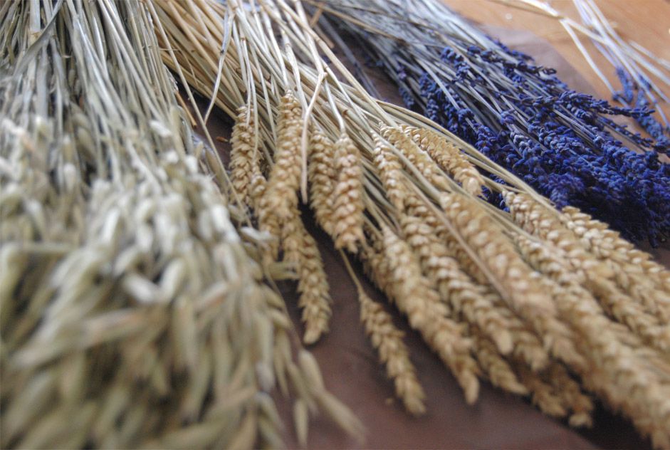 Un centro de mesa rústico 