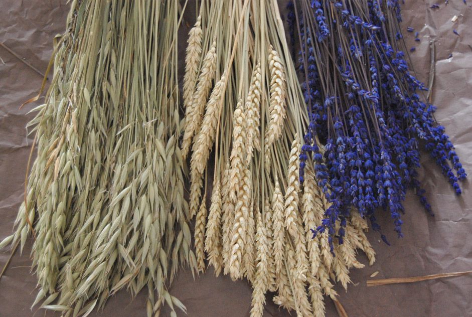 Un centro de mesa rústico 