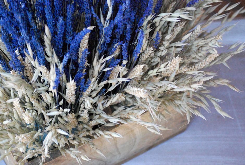 Un centro de mesa rústico 