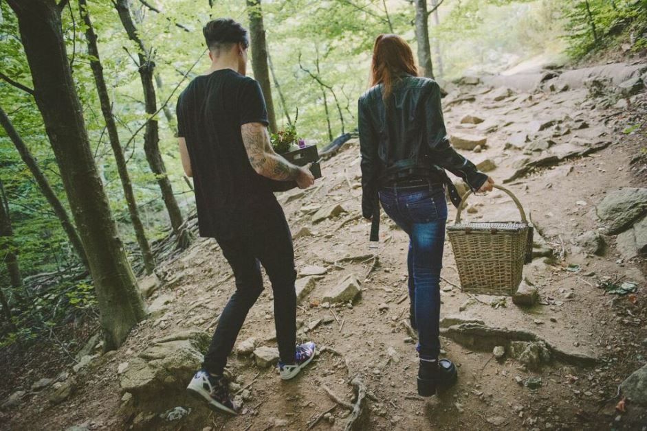 Hidden love, un bosque y una ceremonia libre