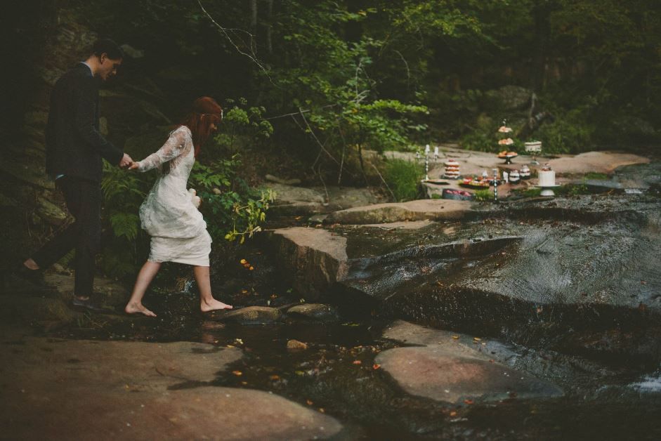 Hidden love, un bosque y una ceremonia libre