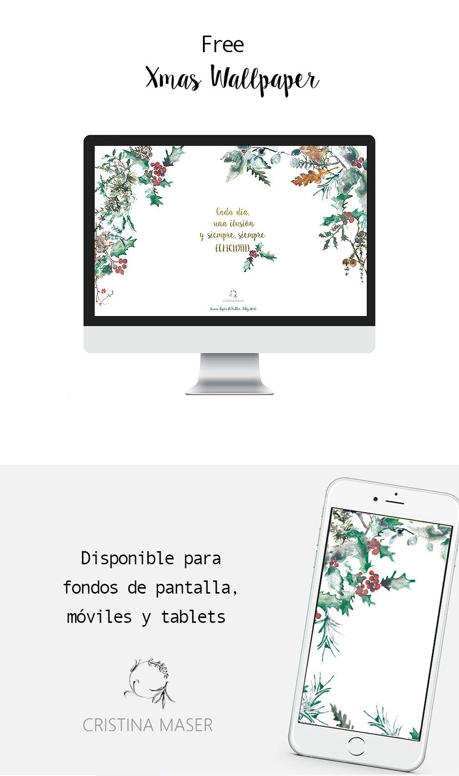 Fondo de pantalla descargable para navidad