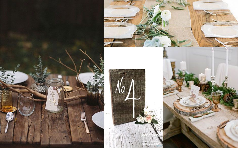 Una boda en el bosque: Decoración