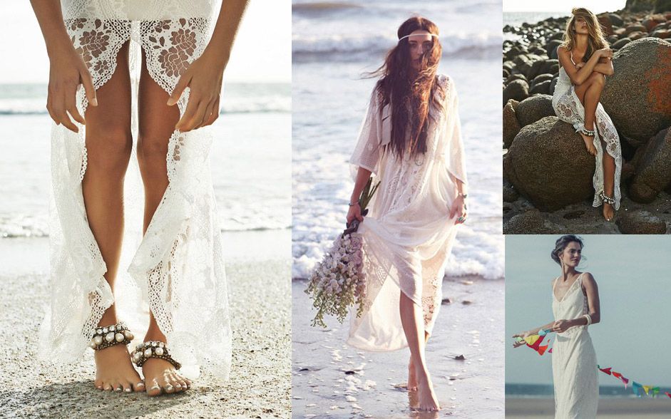 Invitaciones vintage para una boda en la playa