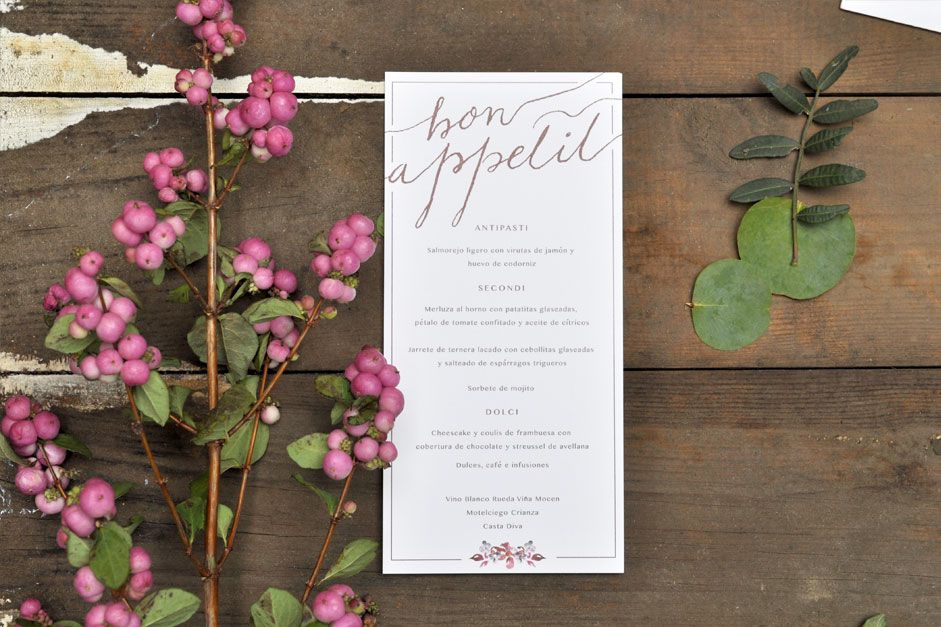 Invitaciones otoñales en acuarela