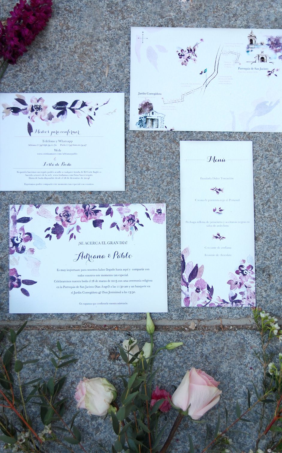 Una boda rústica con toque vintage