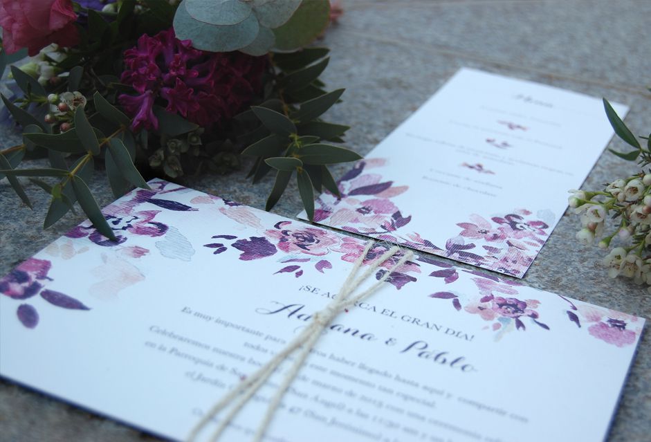 Una boda rústica con toque vintage