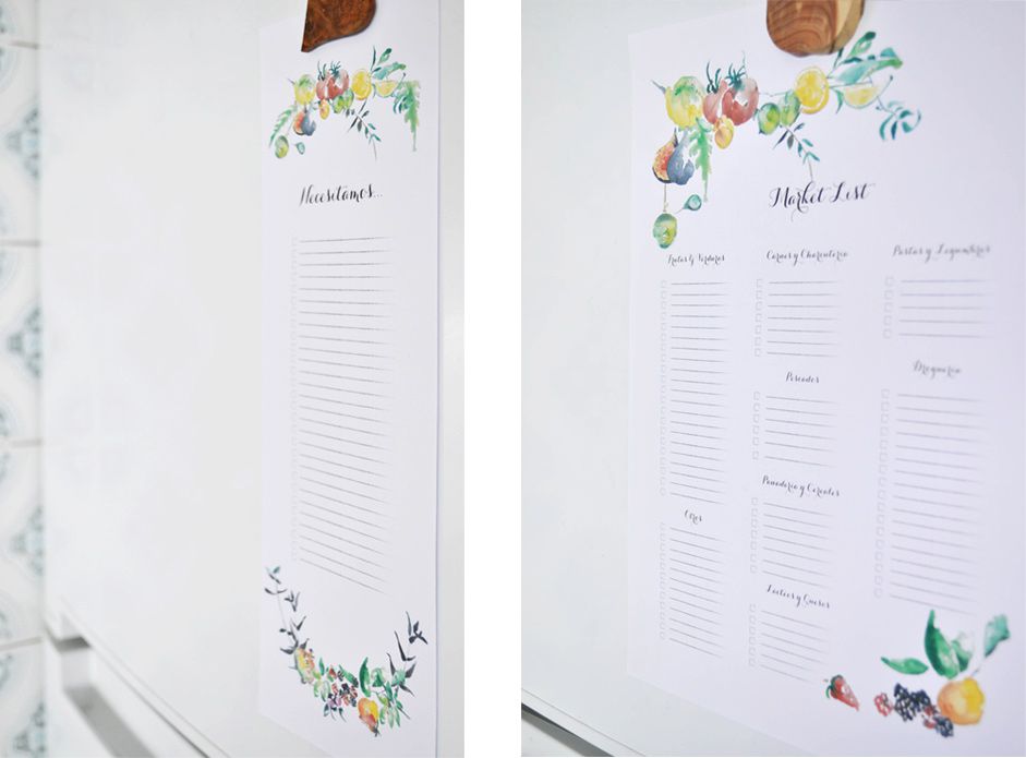 Una lista de la compra especial