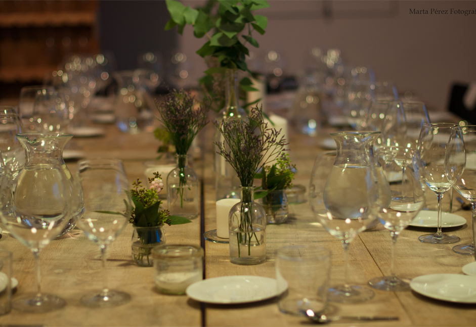 Unas Minutas naturales para un evento especial. Allegorein Dinner Barcelona.