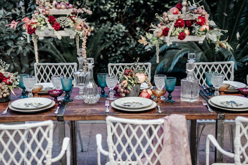 Minuta de boda en acuarela. Sí, quiero.
