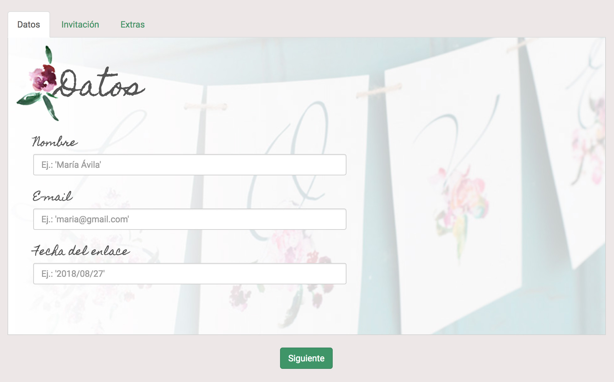 Presupuesta el diseño e impresión de tus invitaciones de boda primer paso